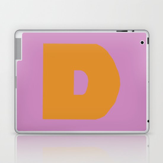 Orange D Laptop & iPad Skin
