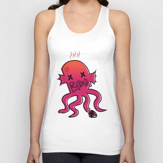 Baked Octopus Poster Unisex Tank Top