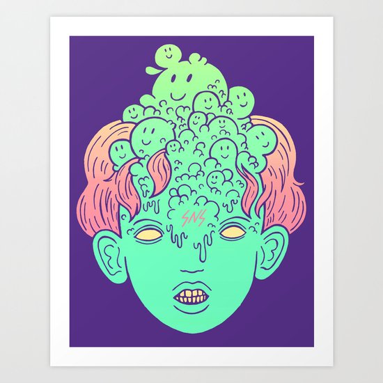 brain parasites Art Print