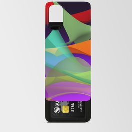 waves on black -21- Android Card Case