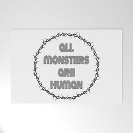 All monsters are human Welcome Mat