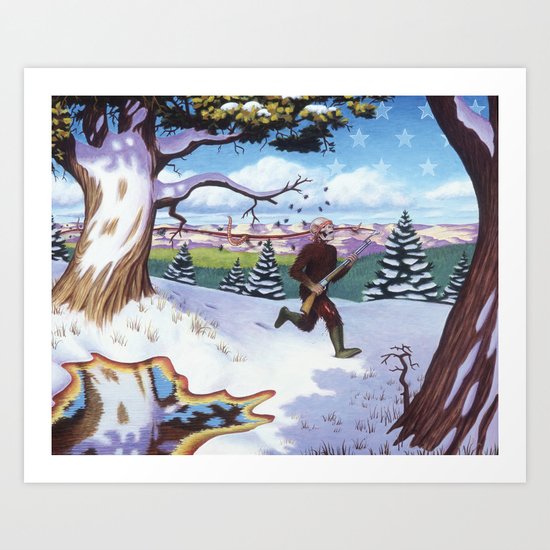 Purple Mountain Majesties Art Print