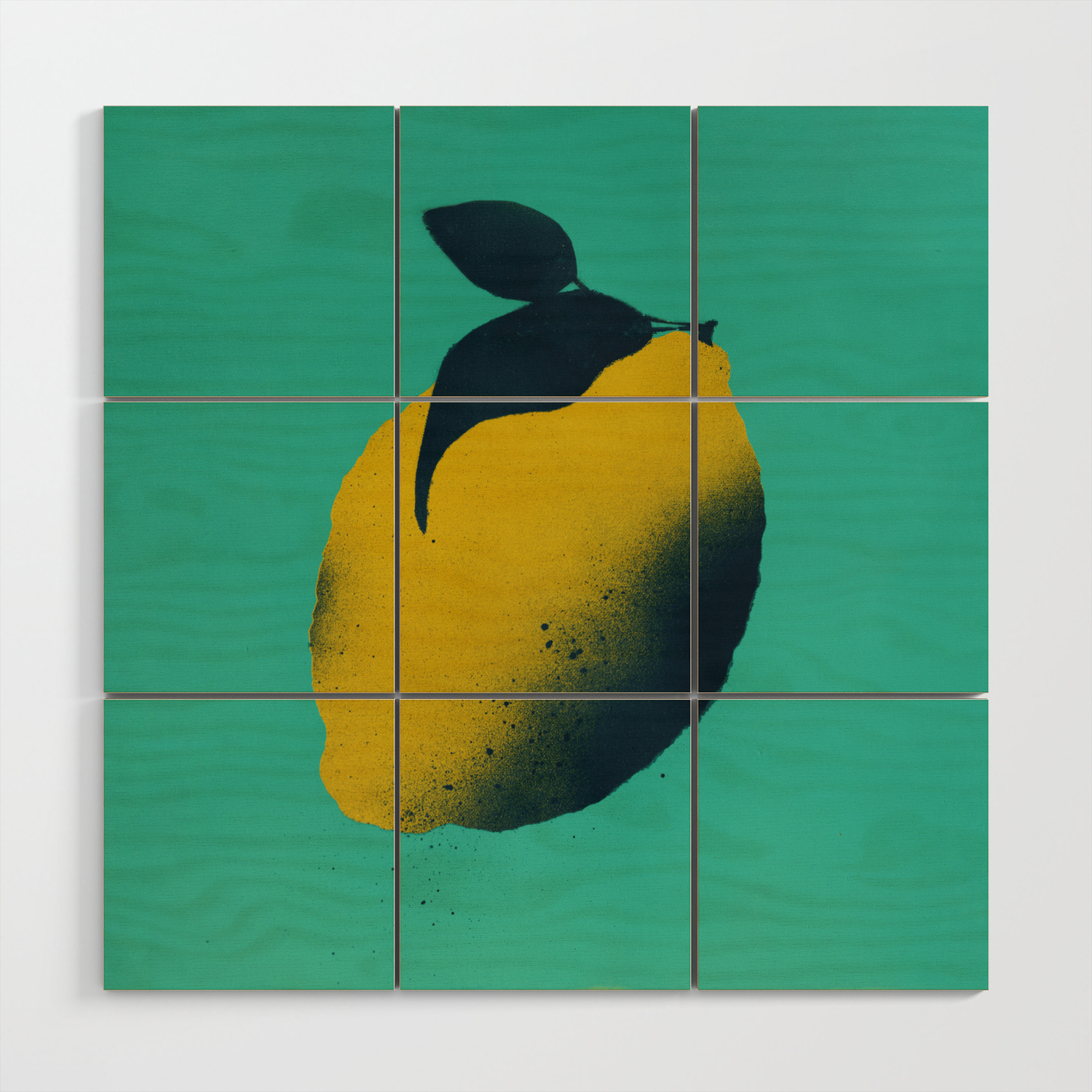 Spray Paint Lemon Wood Wall Art By Erlendholbek Society6
