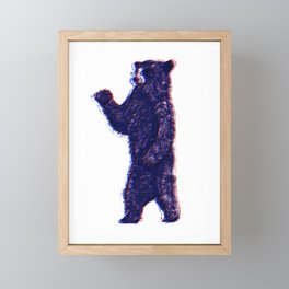 BearWM Framed Mini Art Print
