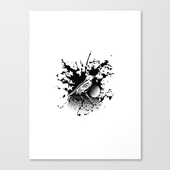 Bird Gard Canvas Print