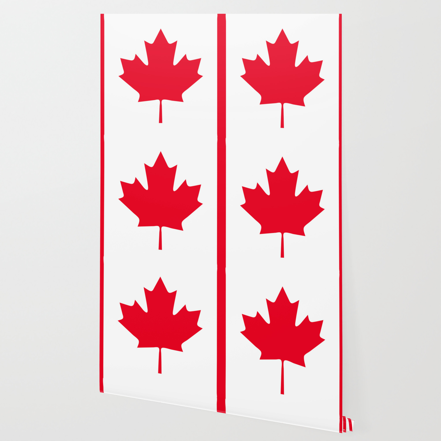 Canada Flag Emblem Wallpaper By Textures Society6