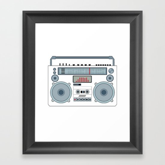 boombox v1 Framed Art Print