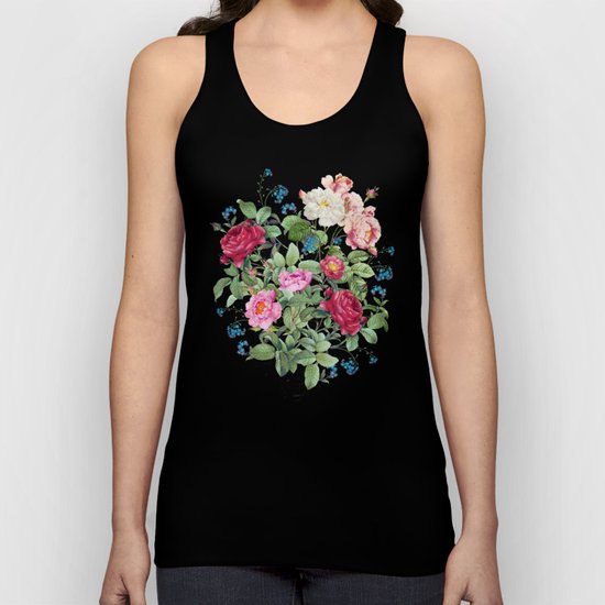 Rose garden Unisex Tank Top