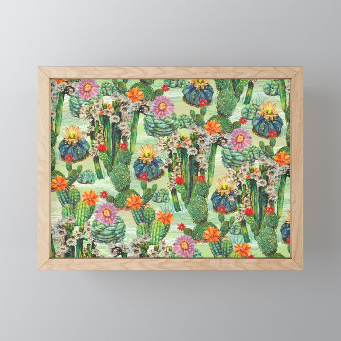 Cactus Desert - GBG Framed Mini Art Print