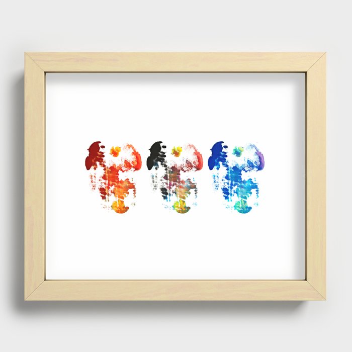 Abstract A-02 Recessed Framed Print