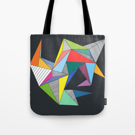 Abstract Triangles Tote Bag