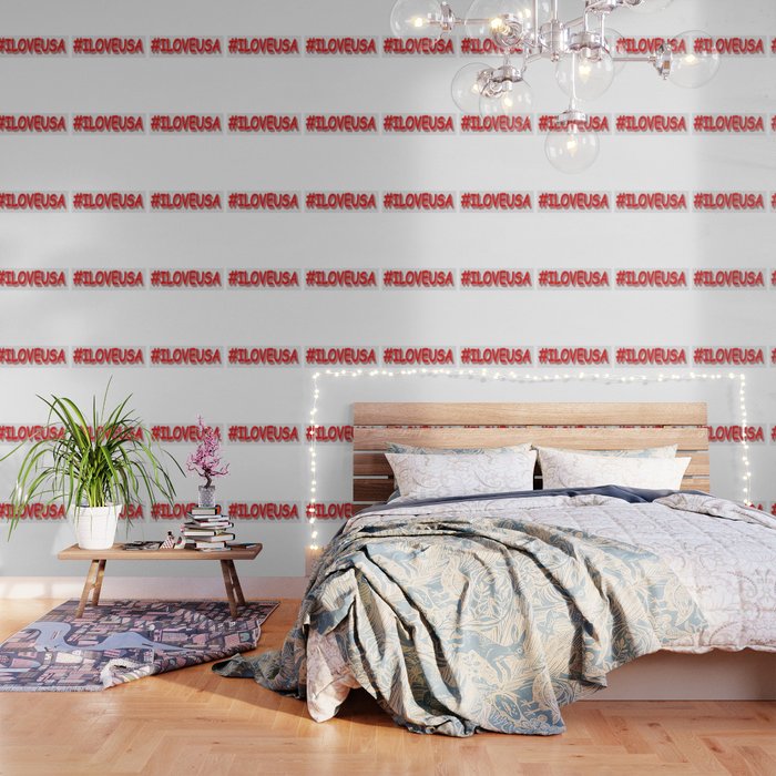 Cute Expression Design "#ILOVEUSA". Buy Now Wallpaper