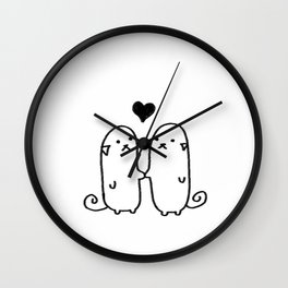 Pipa Love Wall Clock