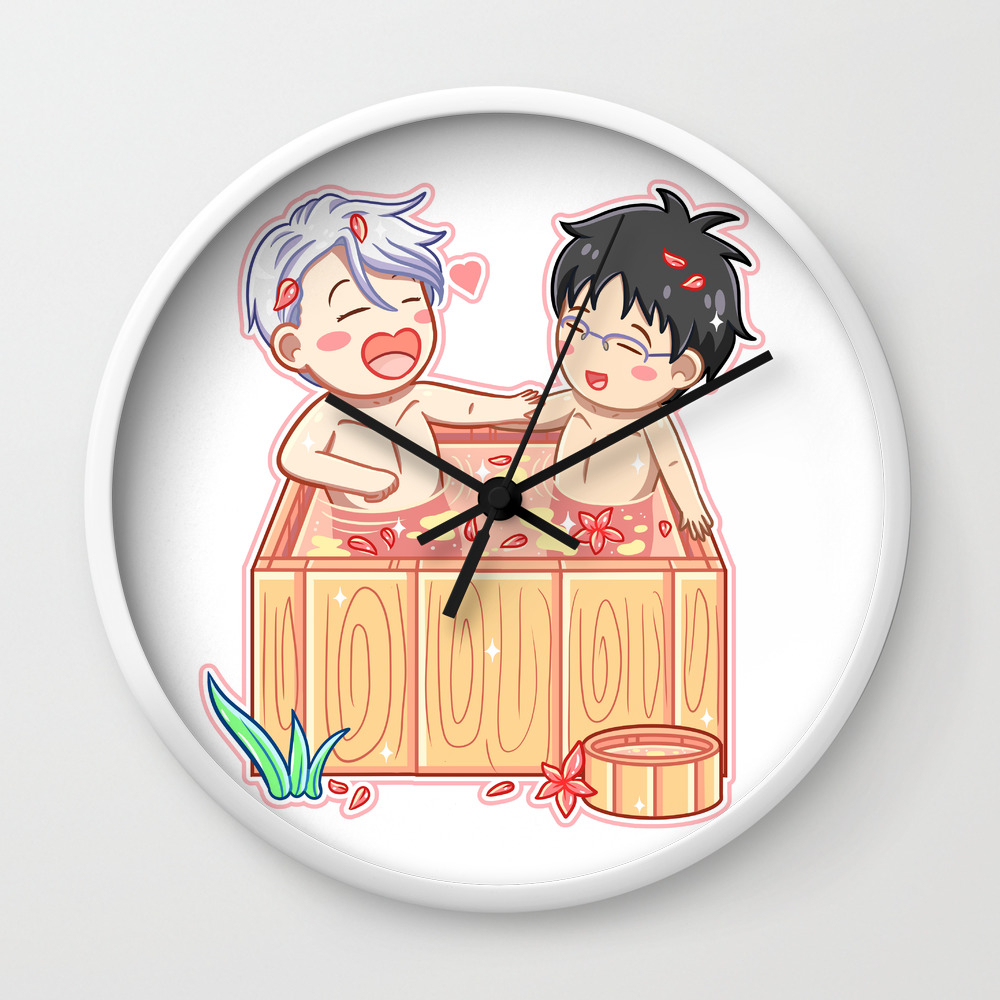 Yuri Victor Bath Together Wall Clock By Drawsara Society6
