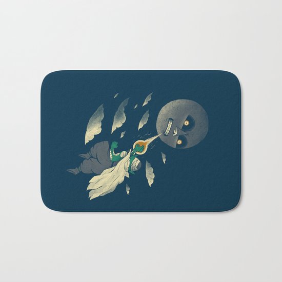 how to defeat the moon Bath Mat