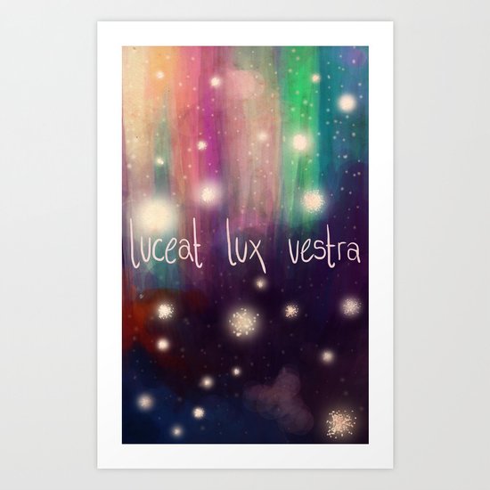 Let your light shine Art Print