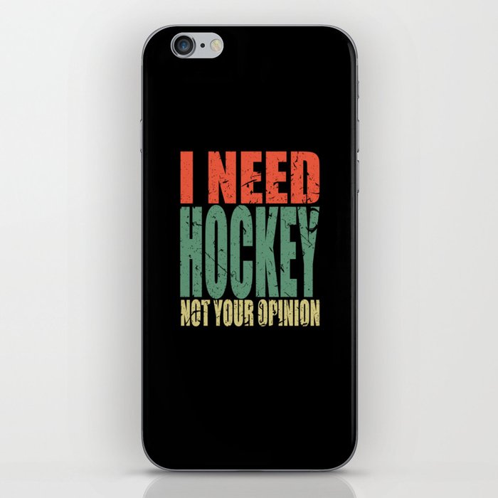 Hockey Saying Funny iPhone Skin