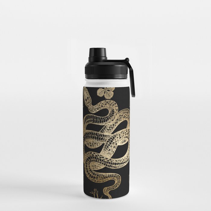 Gold Serpent Water Bottle
