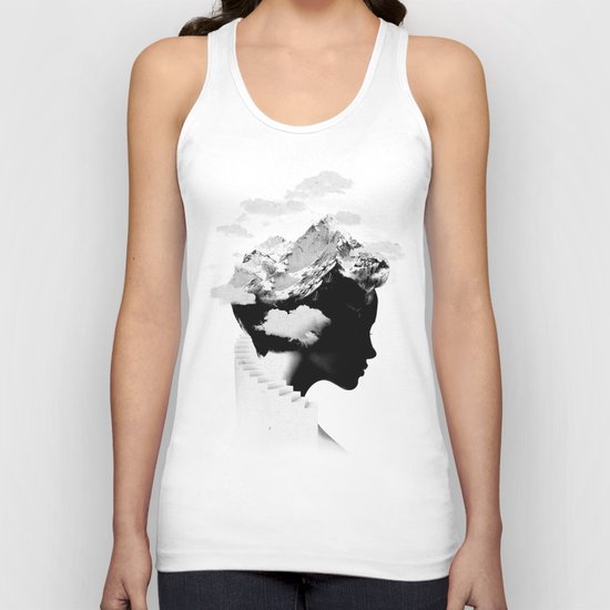 It's a cloudy day Unisex Tank Top