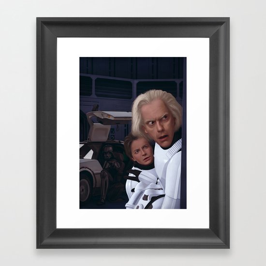 I Find Your Lack Of Jiggawatts Disturbing Framed Art Print