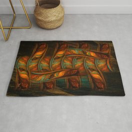 Abstract Totem Rug | Culture, Ancient, God, Tradition, Nations, Tribe, Totem, Craftsmanship, Ceremony, Ritual 