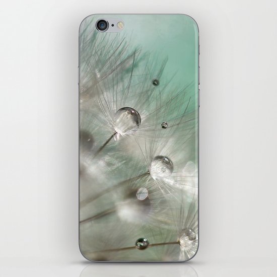 Silver Mint Dandelion iPhone & iPod Skin