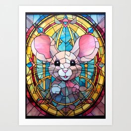 Cute Mouse Art Print