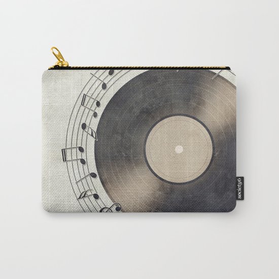 Vinyl Music Collection Carry-All Pouch