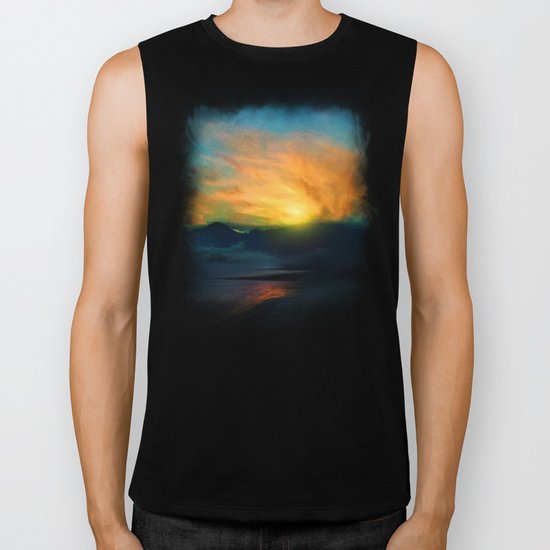 In the sunrise Biker Tank