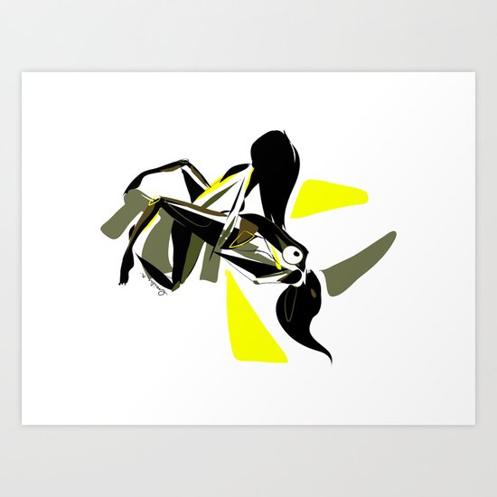 Rodeo - Emilie Record Art Print