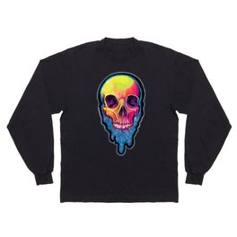 Psychedelic Skull  Long Sleeve T Shirt