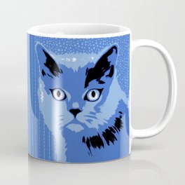 Blue Cat Abstract iPad Folio Cases Coffee Mug