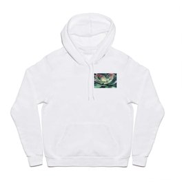 Pastel Green Succulent With Pink Accents Hoody