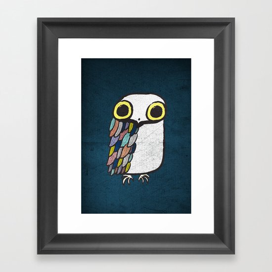 Wise Little Owl Framed Art Print
