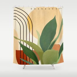 Plant Life Design 03 Shower Curtain