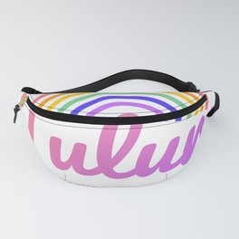 Tulum Rainbow Positive Energy Heaven in the Mexico - Colorful Geography Fanny Pack