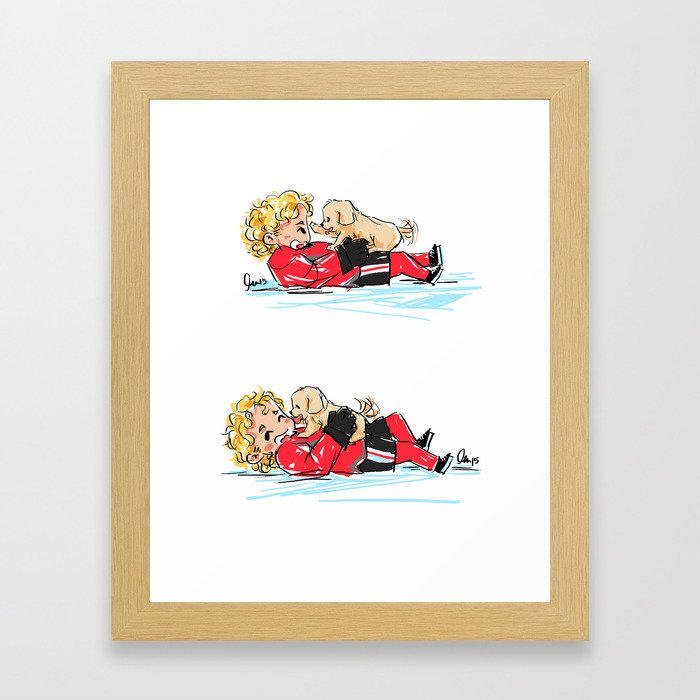 :D Framed Art Print