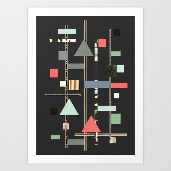 Abstract Aztec No. 1 Art Print