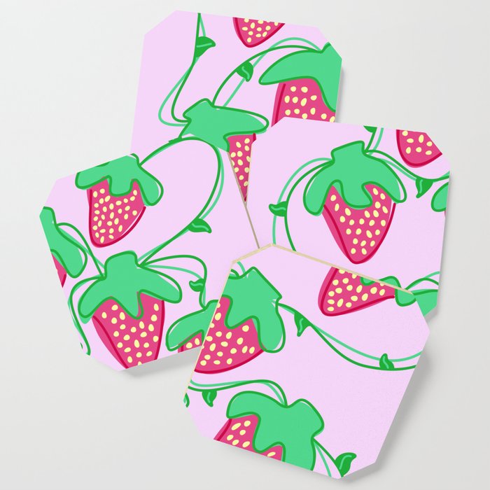 New strawberry  Coaster