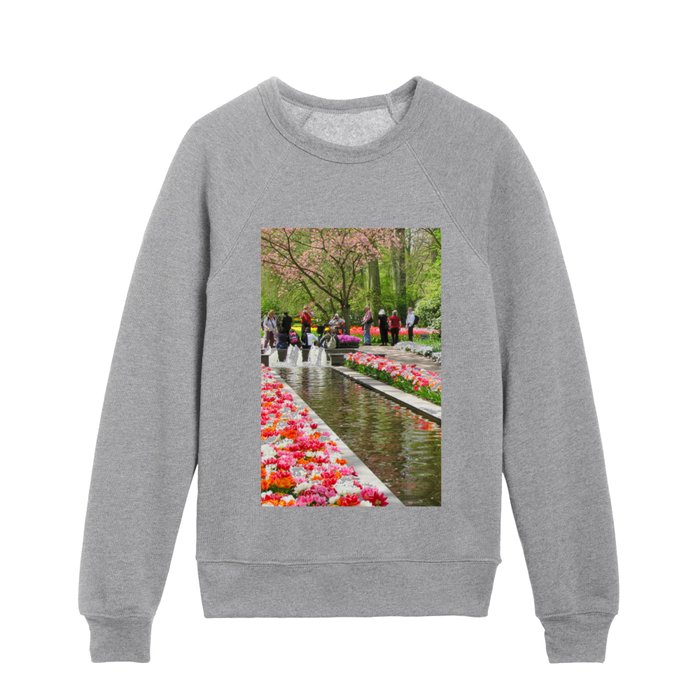 Keukenhof Tulip Festival, Holland Kids Crewneck