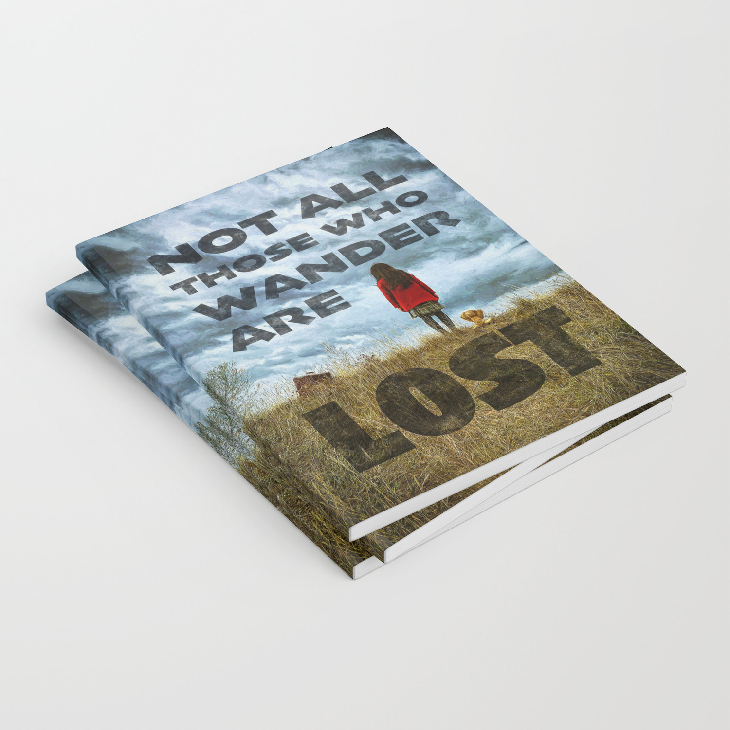 Not Lost Painting By Brian Vegas Notebook By Brianvegas Society6