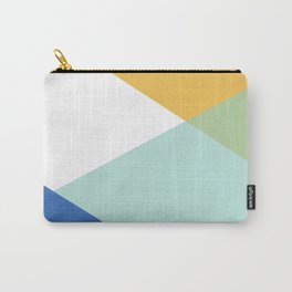 Geometrics - primary & cyan Carry-All Pouch