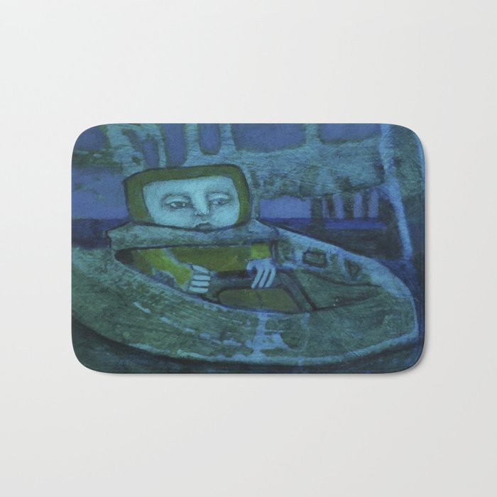 Hovercraft Driver Bath Mat