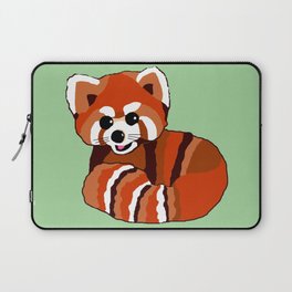 Red panda on green Laptop Sleeve