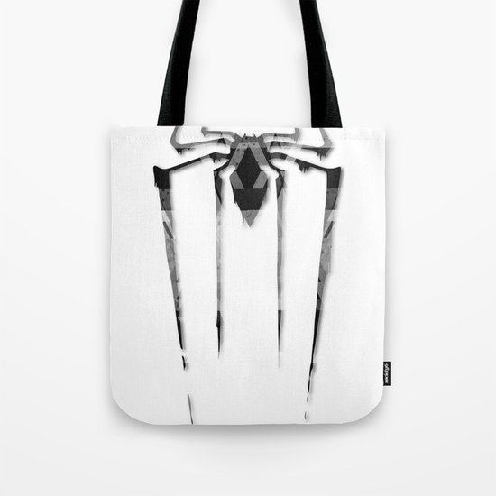 Amazing Spiderman B/W Tote Bag