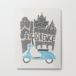 Florence Cityscape Metal Print