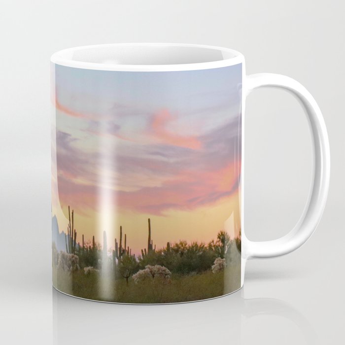 Sunset - Picacho Peak, Arizona Coffee Mug