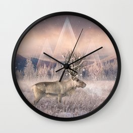 Stillness of Winter Wall Clock
