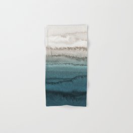 WITHIN THE TIDES - CRASHING WAVES TEAL Hand & Bath Towel
