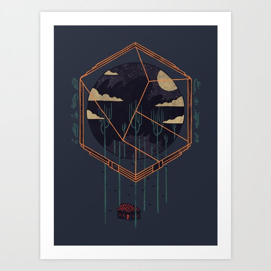 The Dark Woods Art Print